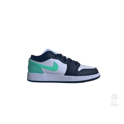 Air Jordan 1 Low GS  - Black-Green